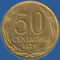 Увеличить 50 сентаво Чили